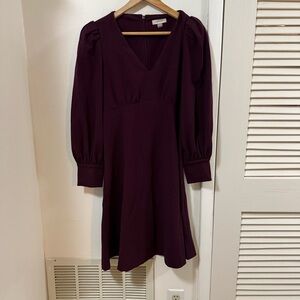 Calvin Klein burgundy dress